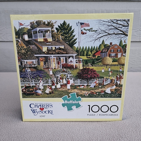 Buffalo Games Charles Wysocki Love 1000 PC Jigsaw Puzzle 91400 - Picture 1 of 10